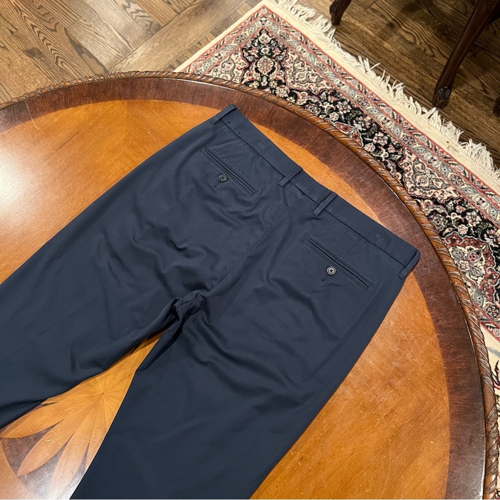 Bonobos Weekdays Warrior Slim Fit Dress Pants Monday Navy Blue 35x32 Stretch - Picture 6 of 16